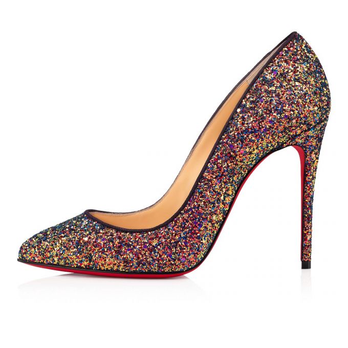 Christian Louboutin Pigalle Follies 100 Glitter Pumps Ženske Pumps Visebojne | RS-01274