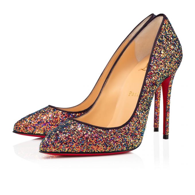 Christian Louboutin Pigalle Follies 100 Glitter Pumps Ženske Pumps Visebojne | RS-01274