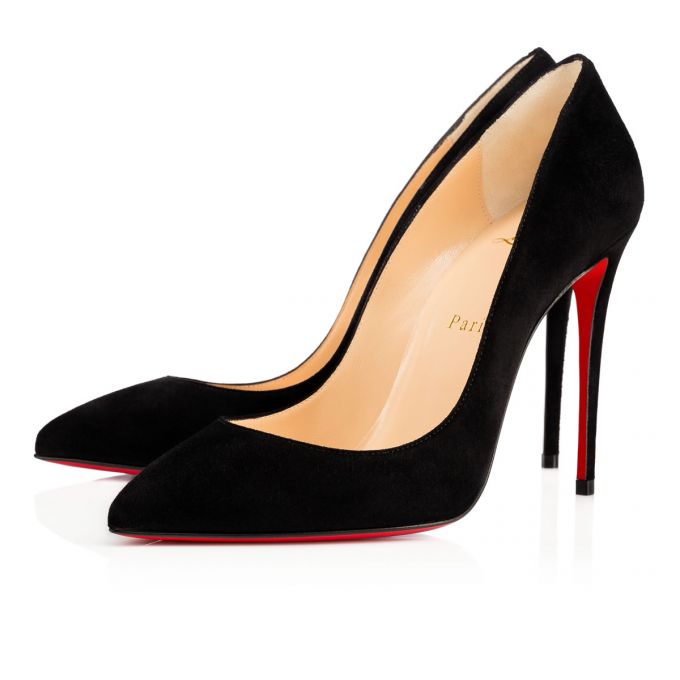 Christian Louboutin Pigalle Follies 100 100 Veau Velours Pumps Ženske Pumps Crne | RS-14645