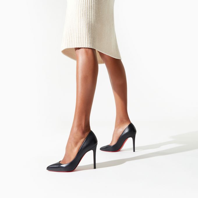 Christian Louboutin Pigalle Nappa Shiny 100 Lambskin Pumps Ženske Pumps Crne | RS-16063