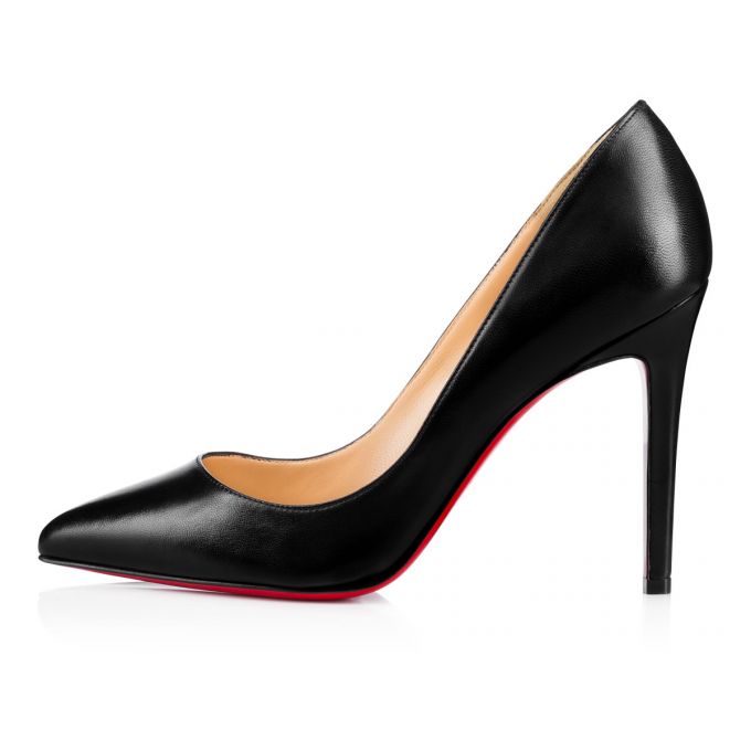 Christian Louboutin Pigalle Nappa Shiny 100 Lambskin Pumps Ženske Pumps Crne | RS-16063