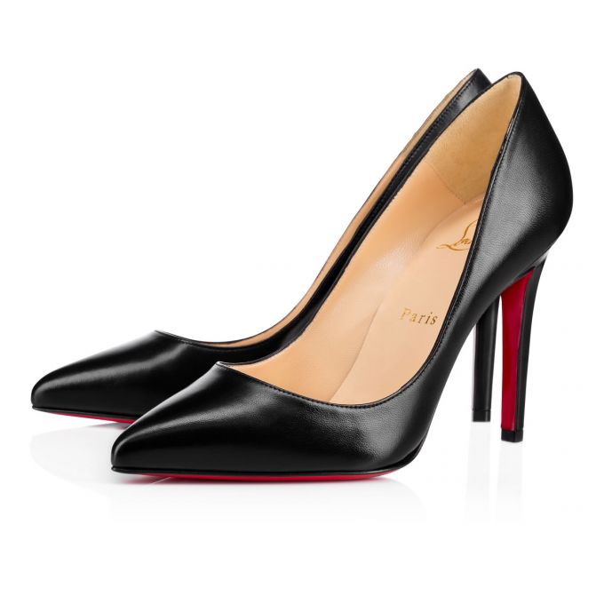 Christian Louboutin Pigalle Nappa Shiny 100 Lambskin Pumps Ženske Pumps Crne | RS-16063