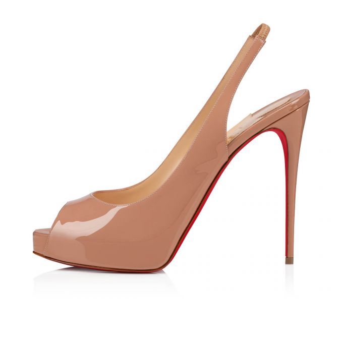 Christian Louboutin Private Number 120 120 Patent Platforms Ženske Platforms Bež | RS-88230