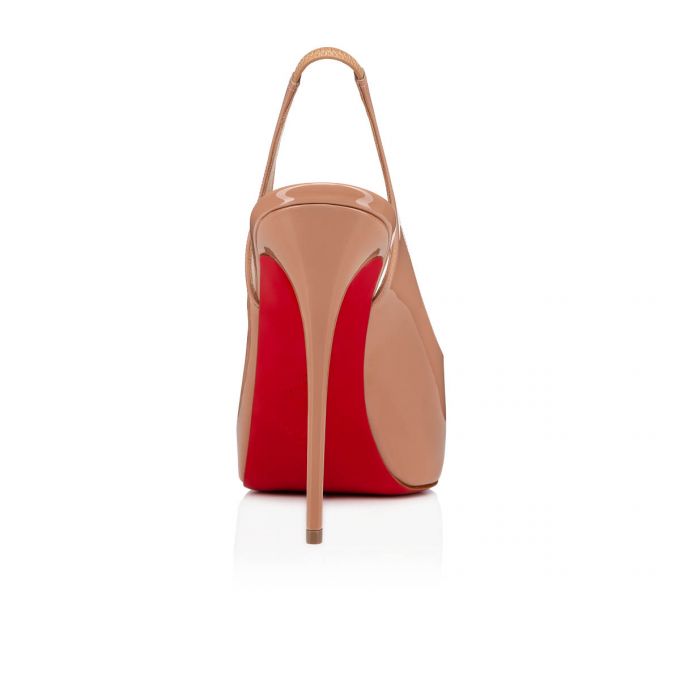 Christian Louboutin Private Number 120 120 Patent Platforms Ženske Platforms Bež | RS-88230