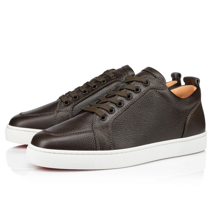 Christian Louboutin Rantulow 000 Alpino Calf Sneakers Muške Patike Čokoladne | RS-40846