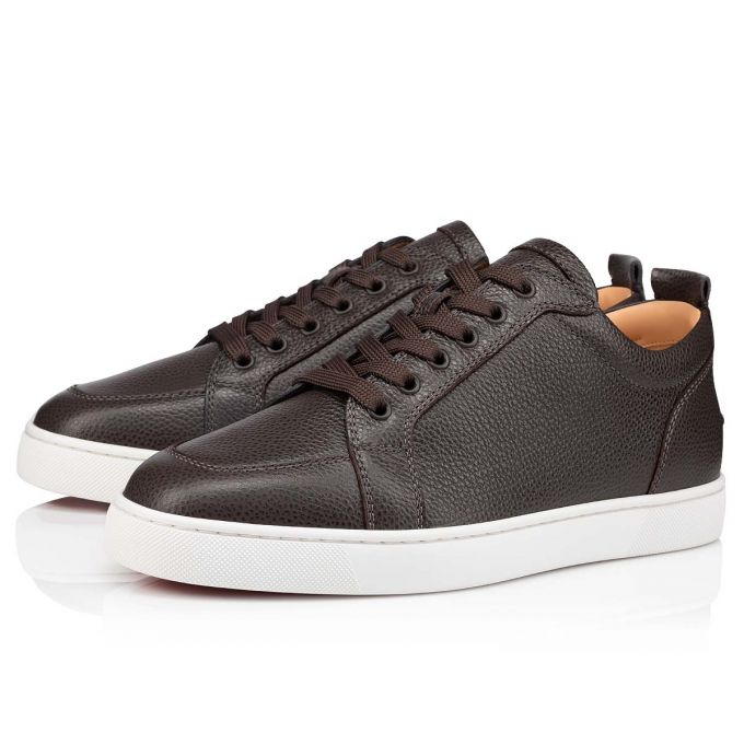 Christian Louboutin Rantulow 000 Calf Sneakers Muške Patike Tamno Sive | RS-77553