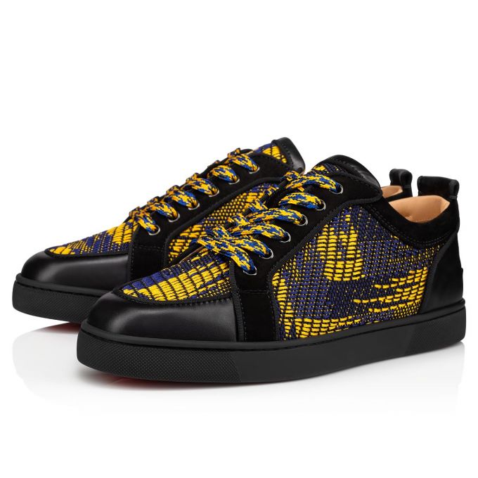 Christian Louboutin Rantulow Orlato Cotton Sneakers Muške Patike Crne Visebojne | RS-80230