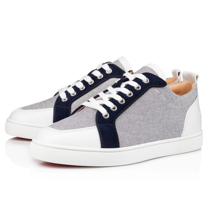 Christian Louboutin Rantulow Version Cotton Sneakers Muške Patike Tamnoplave | RS-74785