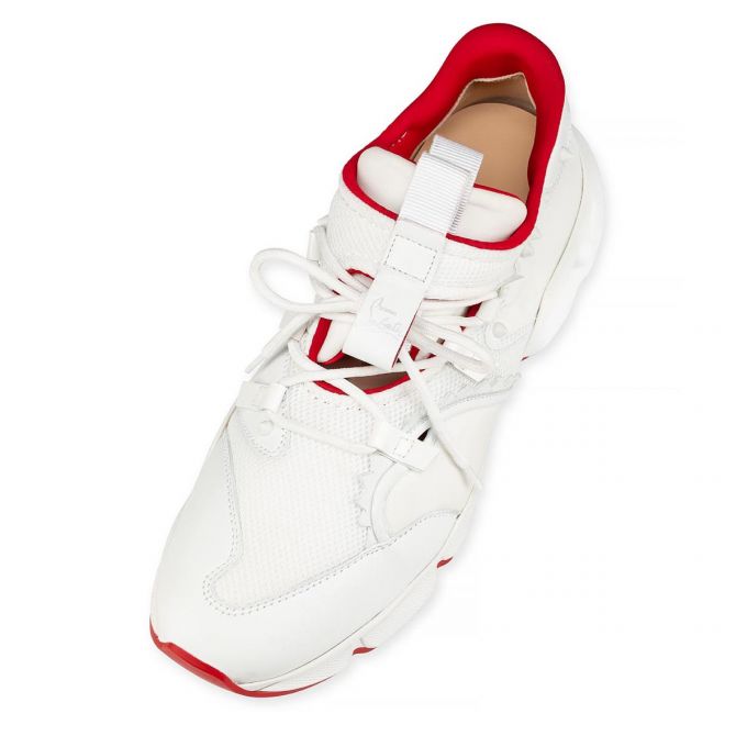 Christian Louboutin Red-runner 000 Version Mesh Sneakers Muške Patike Bijele | RS-66113