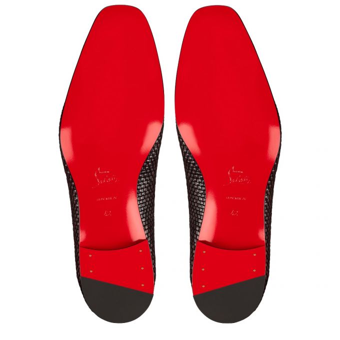 Christian Louboutin Rivalion Dark Creative Koža Loafer Muške Loafers Tamno Smeđe | RS-29236