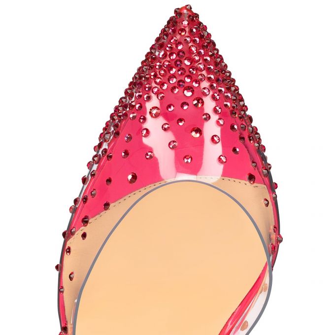 Christian Louboutin Spikaqueen 100 Pvc Pumps Ženske Pumps Roze | RS-37042