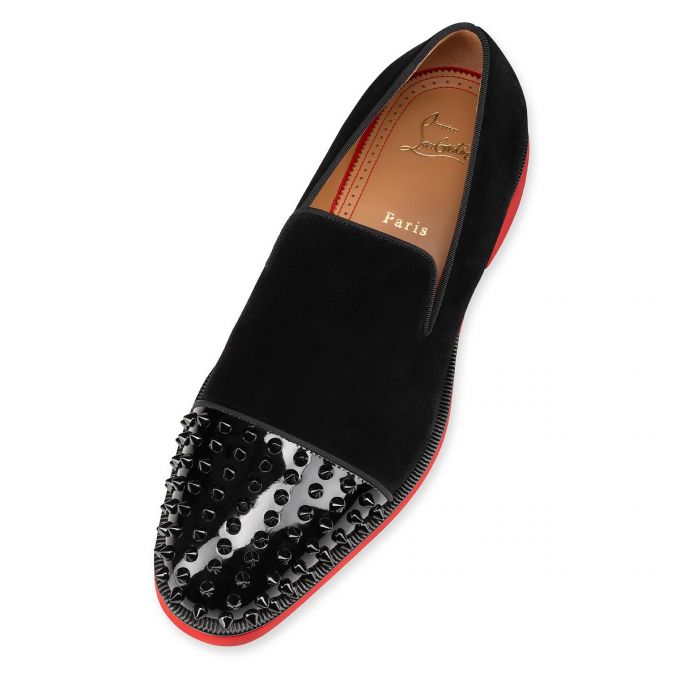 Christian Louboutin Spooky Rxl Calf Loafer Muške Loafers Crne | RS-25731