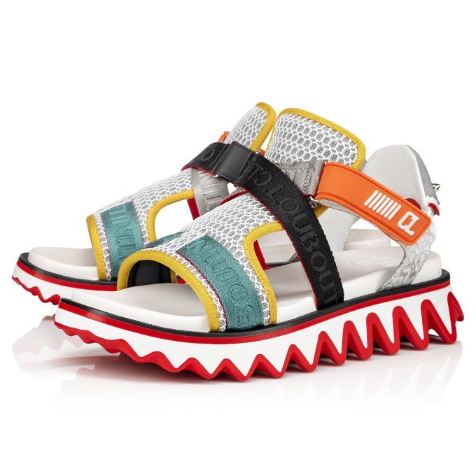 Christian Louboutin Summer Loubishark Version Mesh Sandals Muške Espadrilles & Sandals Visebojne | RS-04463