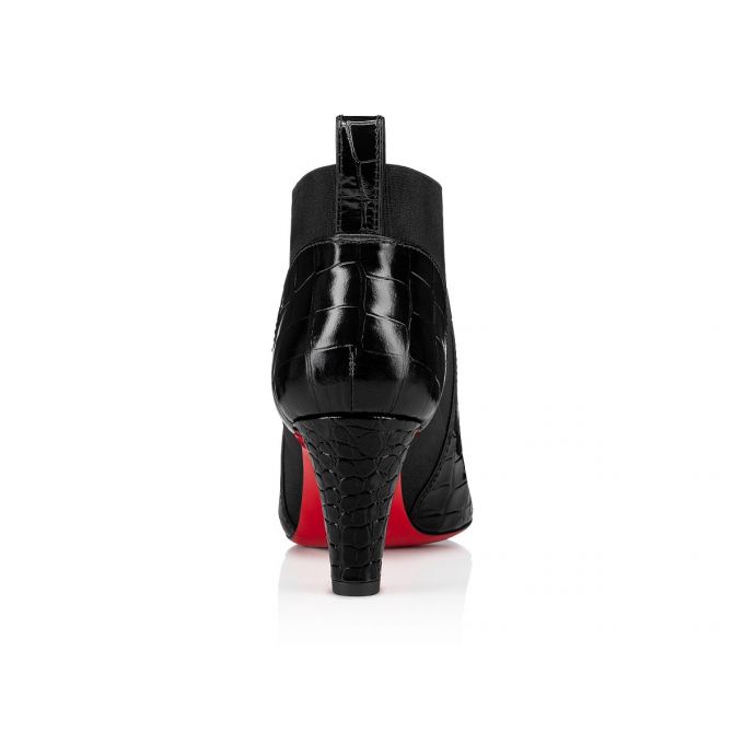 Christian Louboutin Tchakaboot 70 Calf Boots Ženske Čizme Crne | RS-89773