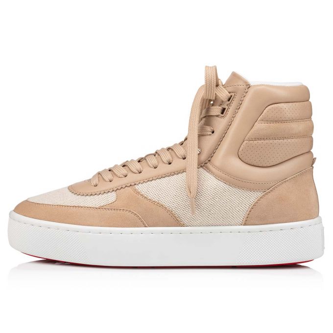 Christian Louboutin Top Rui Calf Sneakers Muške Patike Sive | RS-91446