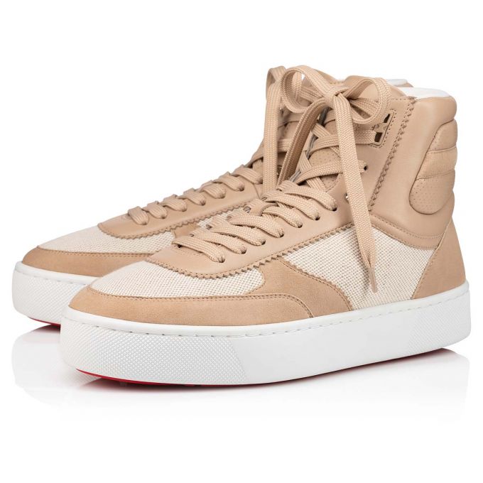 Christian Louboutin Top Rui Calf Sneakers Muške Patike Sive | RS-91446