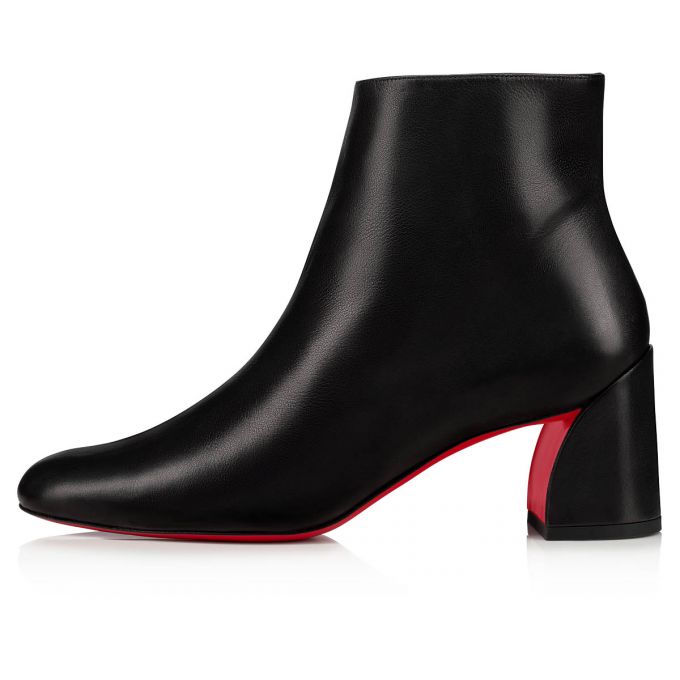 Christian Louboutin Turela 055 55 Calf Boots Ženske Čizme Crne | RS-64232