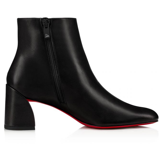 Christian Louboutin Turela 055 55 Calf Boots Ženske Čizme Crne | RS-64232