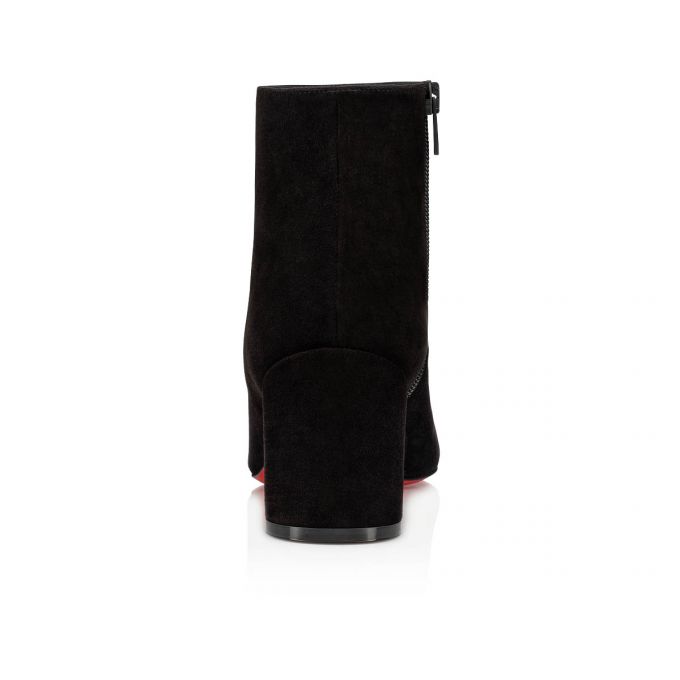 Christian Louboutin Turela 55 Veau Velours 55 Veau Velours Boots Ženske Čizme Crne | RS-09385