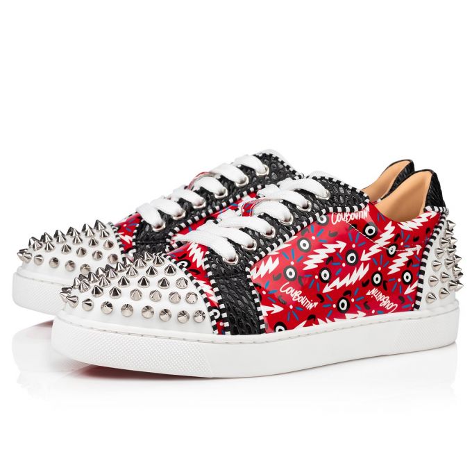 Christian Louboutin Vieira 2 Orlato Version Patent Sneakers Ženske Patike Crvene | RS-88335