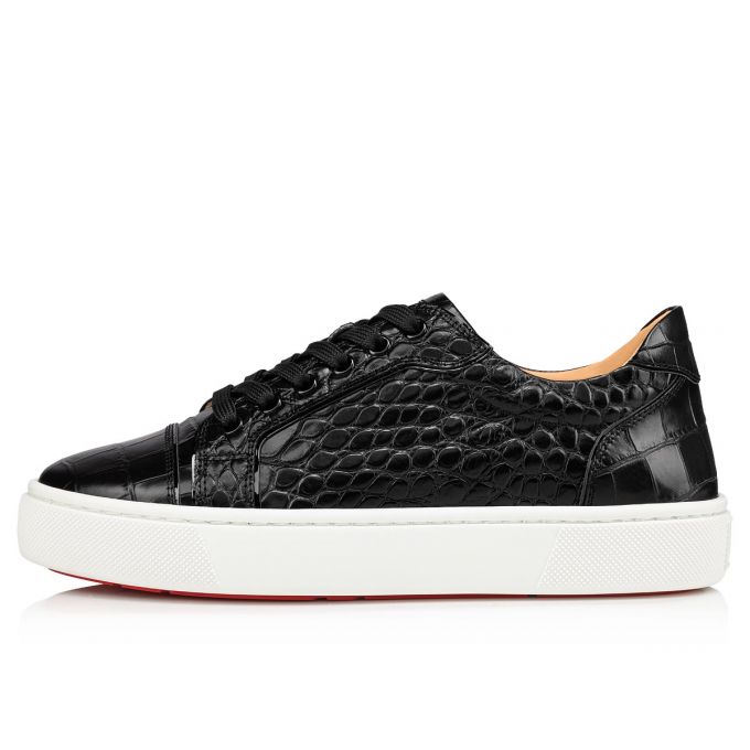 Christian Louboutin Vieirissima Calf Sneakers Ženske Patike Crne | RS-16494