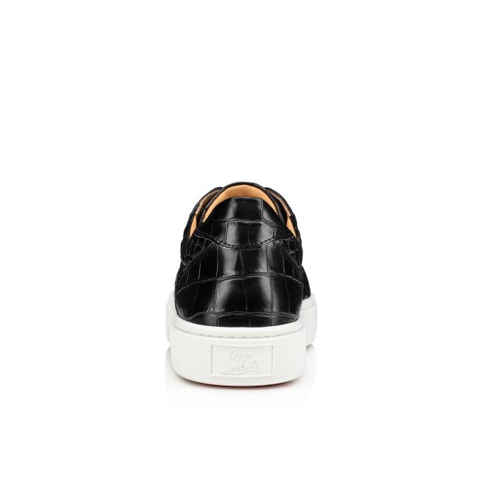 Christian Louboutin Vieirissima Calf Sneakers Ženske Patike Crne | RS-16494