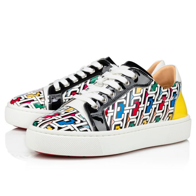 Christian Louboutin Vieirissima Patent Sneakers Ženske Patike Visebojne | RS-67149