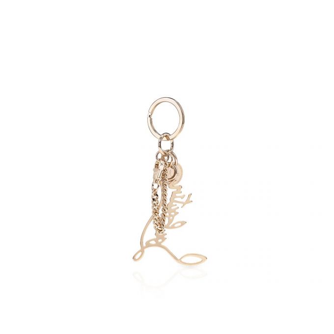 Christian Louboutin W Louboutin Logo Keyring Strass Keyrings Ženske Privjesak Za Ključeve Zlatne | RS-15279