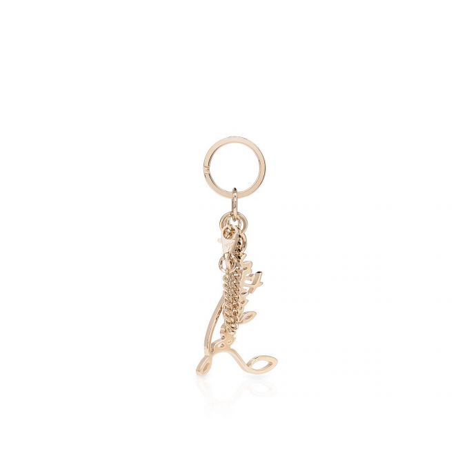 Christian Louboutin W Louboutin Logo Keyring Strass Keyrings Ženske Privjesak Za Ključeve Zlatne | RS-15279