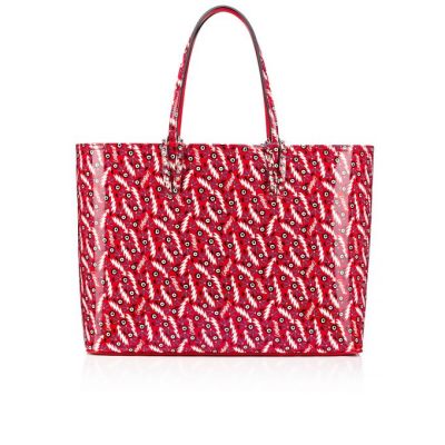 Christian Louboutin Cabata Creative Koža Tote Bags Ženske Torba Tote Crvene | RS-73108