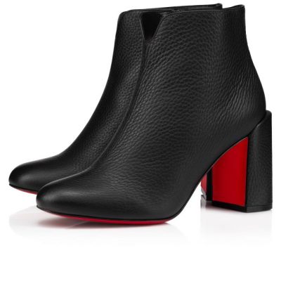 Christian Louboutin Castarika 85 Calf Boots Ženske Čizme Crne | RS-54226