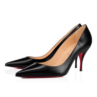 Christian Louboutin Clare 080 80 Nappa Koža Pumps Ženske Pumps Crne | RS-55357