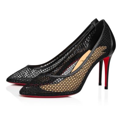 Christian Louboutin Filomena 85 Lace Pumps Ženske Pumps Crne | RS-74957