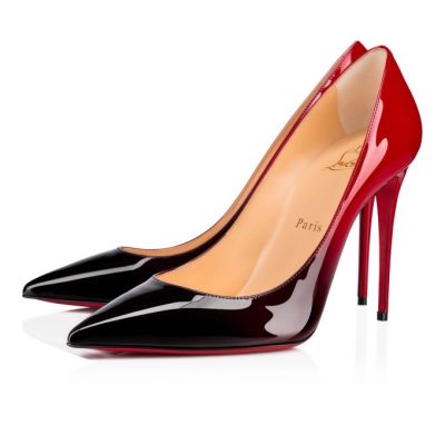 Christian Louboutin Kate 100 100 Patent Pumps Ženske Pumps Crne Crvene | RS-38569