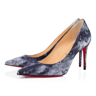 Christian Louboutin Kate 85 Cotton Pumps Ženske Pumps Visebojne | RS-94410