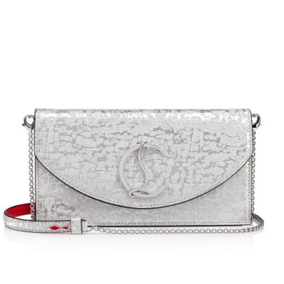 Christian Louboutin Loubi54 Creative Koža Pouches Ženske Pouches Srebrne | RS-30532