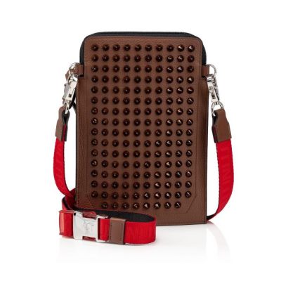 Christian Louboutin Loubilab Classic Koža Pouches Muške Pouches Smeđe | RS-39117