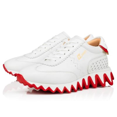 Christian Louboutin Loubishark Calf Sneakers Ženske Patike Bijele | RS-96193