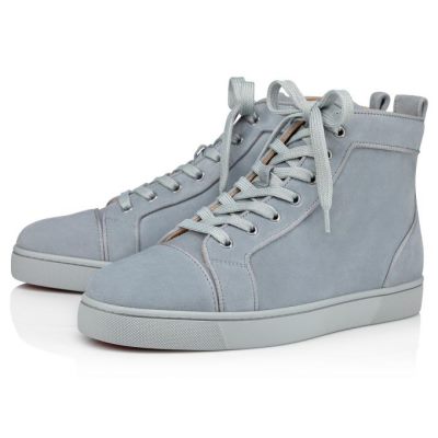 Christian Louboutin Louis Orlato 000 Brest Veau Velours Sneakers Muške Patike Svijetlo Plave | RS-11669