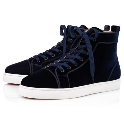 Christian Louboutin Louis Orlato Classic Fabric Sneakers Muške Patike Tamnoplave | RS-35361