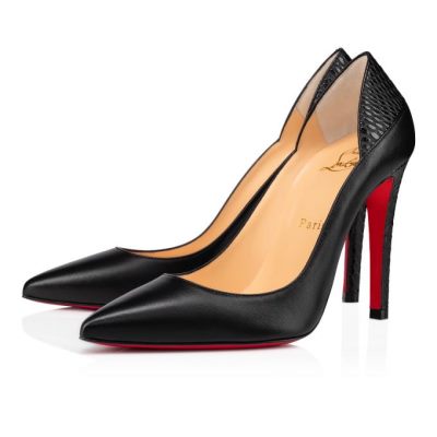 Christian Louboutin Maastricht 100 Nappa Pumps Ženske Pumps Crne | RS-14805