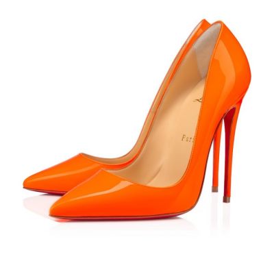 Christian Louboutin So Kate 120 Patent Pumps Ženske Pumps Narančaste | RS-58812