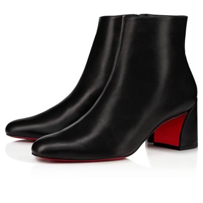 Christian Louboutin Turela 055 55 Calf Boots Ženske Čizme Crne | RS-64232