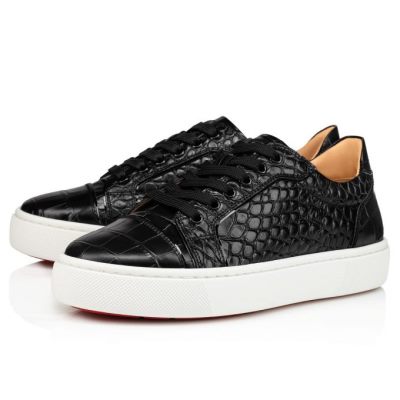 Christian Louboutin Vieirissima Calf Sneakers Ženske Patike Crne | RS-16494